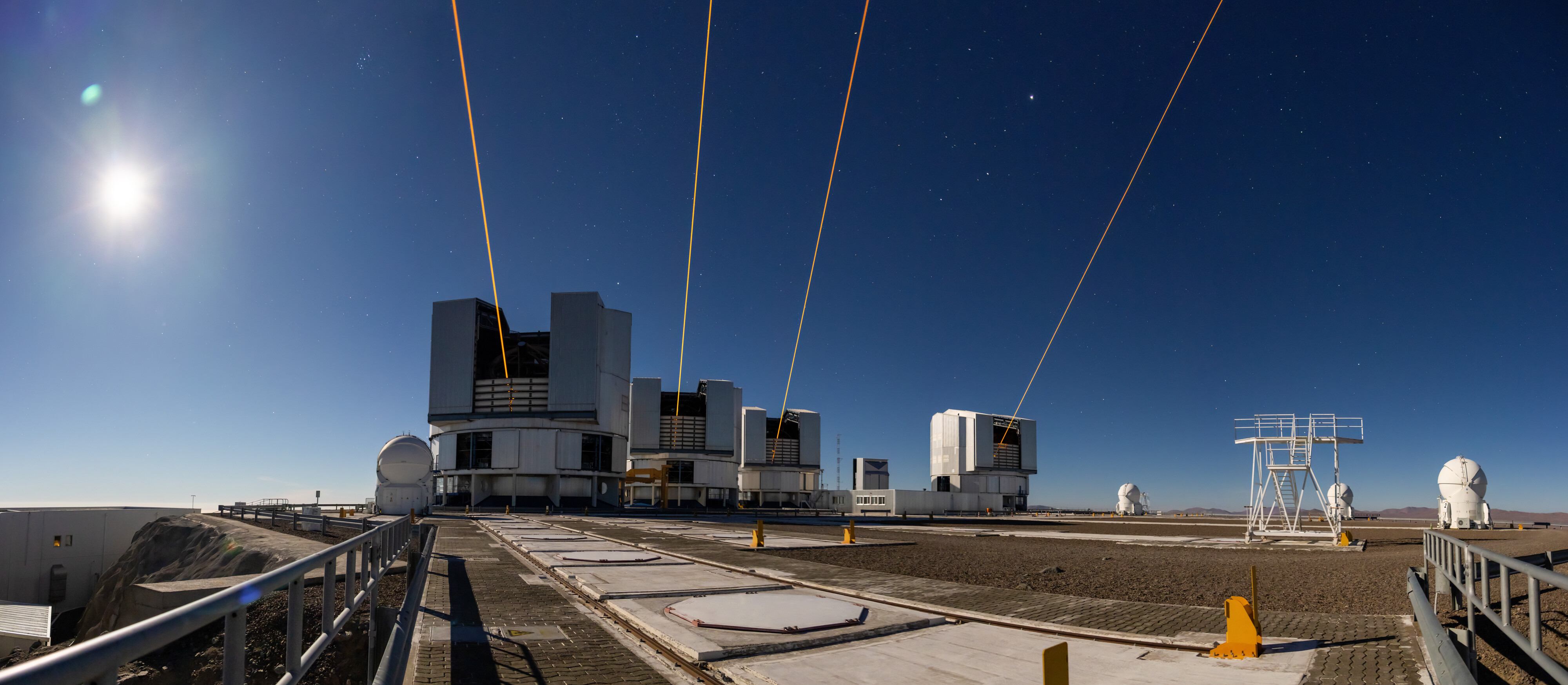 Laser trial at ESO kickstarts new era of interferometry