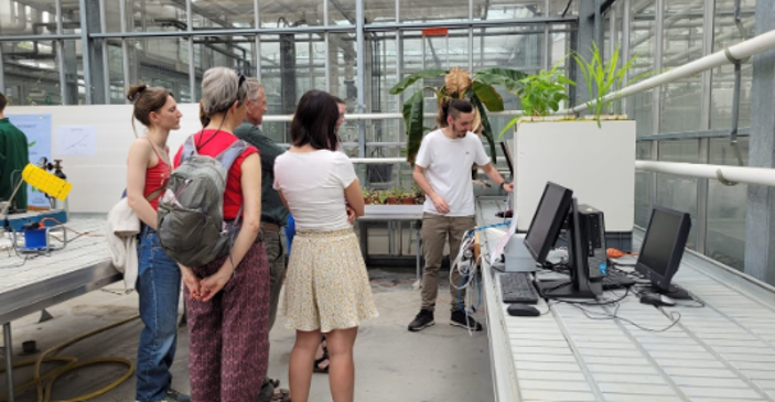 A man presenting to an audience