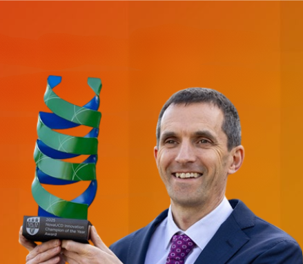 Congratulations to Professor Kevin O\'Connor, Green Innovator and Entrepreneur, who received the 2025 NovaUCD Innovation Champion of the Year Award. 