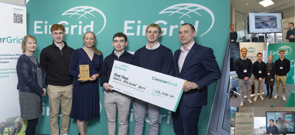 UCD students presented with cheque