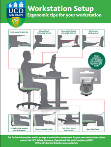 Graphic image depicting VDU Safety Tips