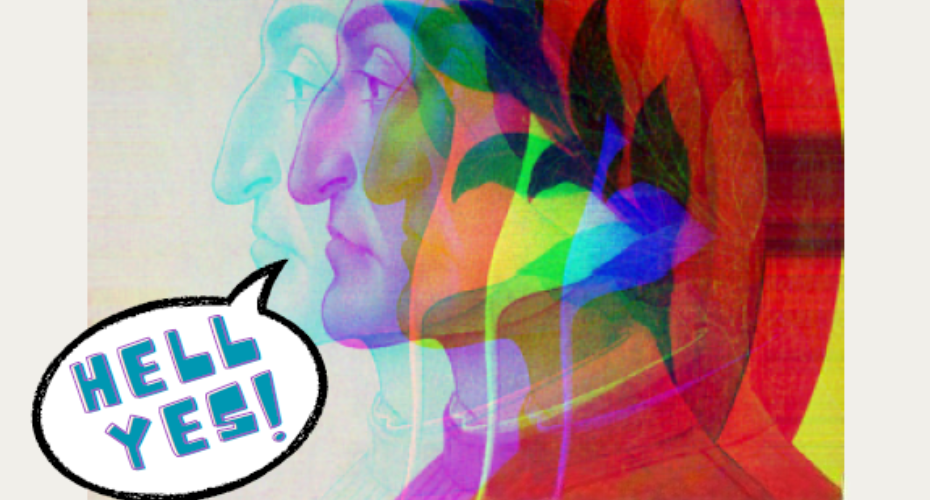 Colourful Image of Dante