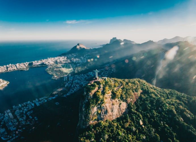 View of Rio de Janeiro from above