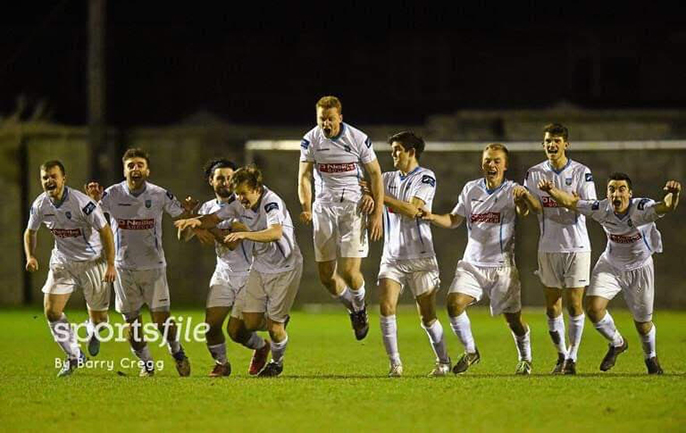 Caolan as part of UCD football team