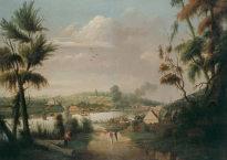 19th century colour illustration of New South Wales