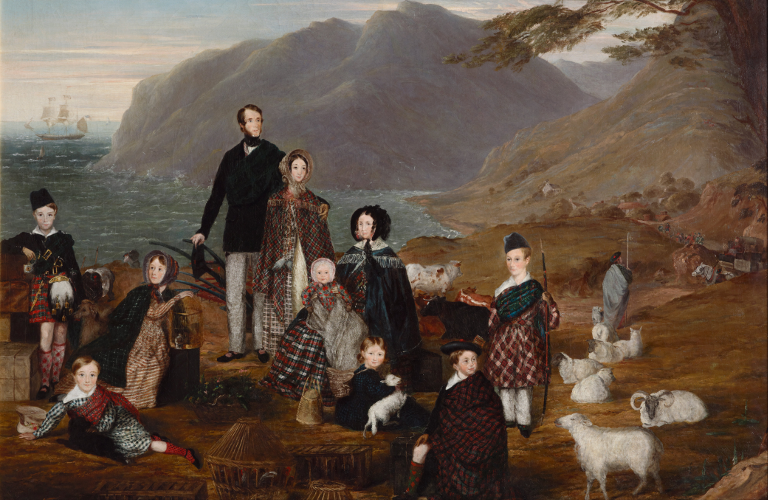 Image: ‘The Emigrants’ by William Allsworth, 1844. Oil on canvas. Courtesy of the Museum of New Zealand Te Papa Tongarewa. Public domain via Wikimedia Commons.