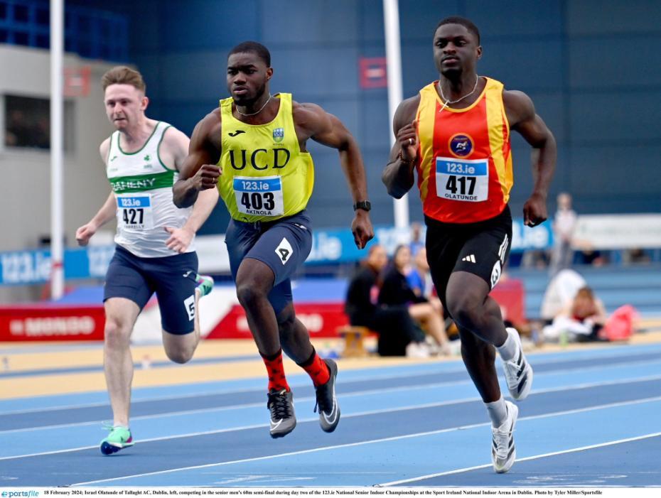 Bori Akinola [centre] and Israel Olatunde [right]