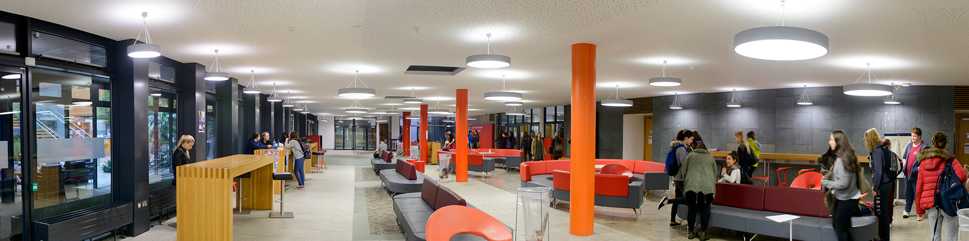 Student registration in the Tierney Building