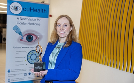 Eye therapeutics start-up OcuHealth wins UCD’s 2025 VentureLaunch award