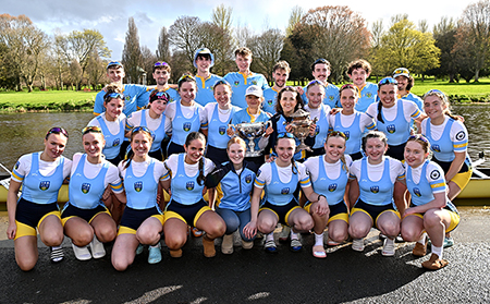 UCD rowers retain senior cups at 2024 Colours Boat Races
