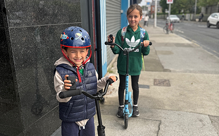 Pilot study allowing children to identify road risks during school commute