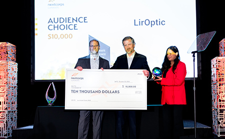 UCD spin-out LirOptic comes top for audience choice at Luminate NY Accelerator