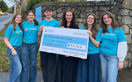 UCD MedSoc raises almost €44k for LauraLynn children’s hospice