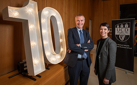 UCD Smurfit School marks ten years in top 30 of Financial Times European Business Schools rankings