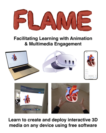 FLAME Project poster. A range of device shown
