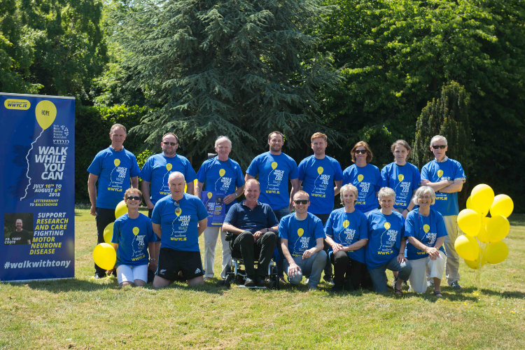 Group photo from the launch of Walk While You Can in UCD