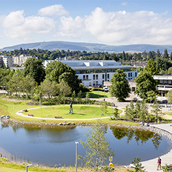 A view across UCD's Upper Lake