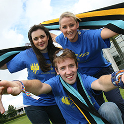 UCD Student Orientation guides are on hand every year to welcome and guide new students.