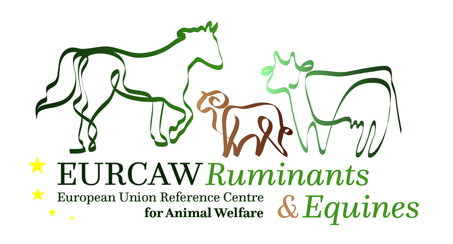 European Union Reference Centre for Animal Welfare logo showing a drawing of a horse, a sheep and a cow