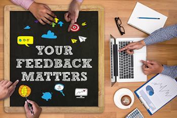 your feedback matters sign