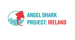 Angel Shark Project: Ireland logo with a graphic of an angel fish beside the project title
