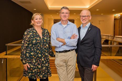 Carmel Mooney, Rory Breathnach and Joe Cassidy organised the reunion event for the MVB Class of 1986