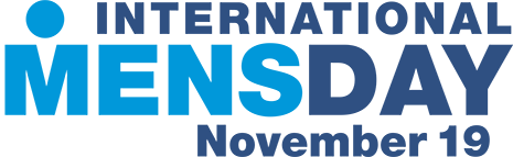 Logo for International Men's Day on 19 November